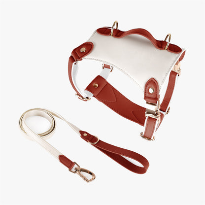 Elysian Vegan Leather Harness + Lead Set